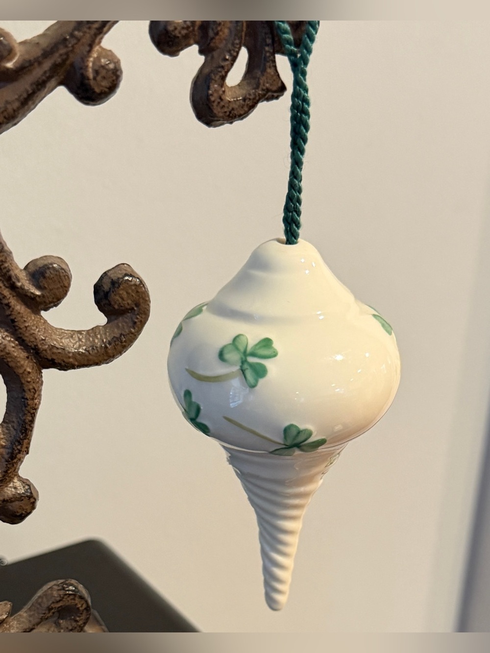 Belleek Porcelain Christmas Ornament